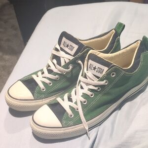Converse Chuck Taylor Dual Collar OX Low Top Shoes in Greener Past